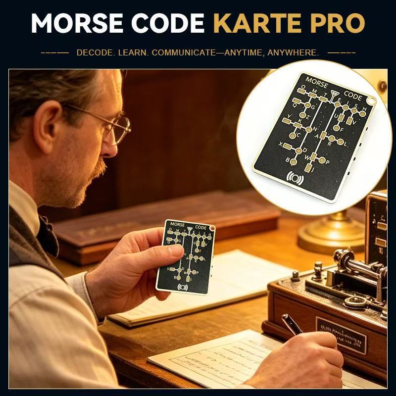 Diy Electronics Projects For Adults - LED Morse Code Trainer Card,PCB Electronic