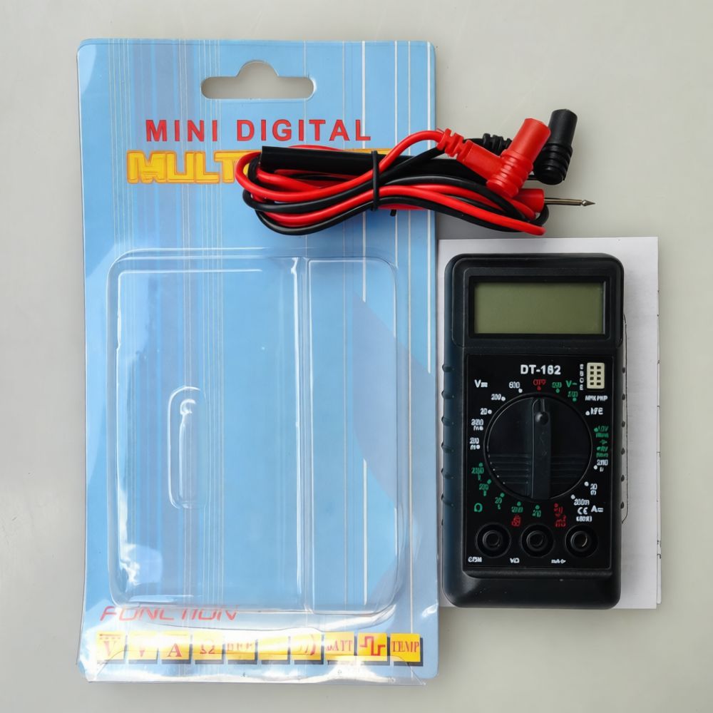 Diy Home Electronics Lab - DT182 Pocket Digital Multimeter Mini Portable