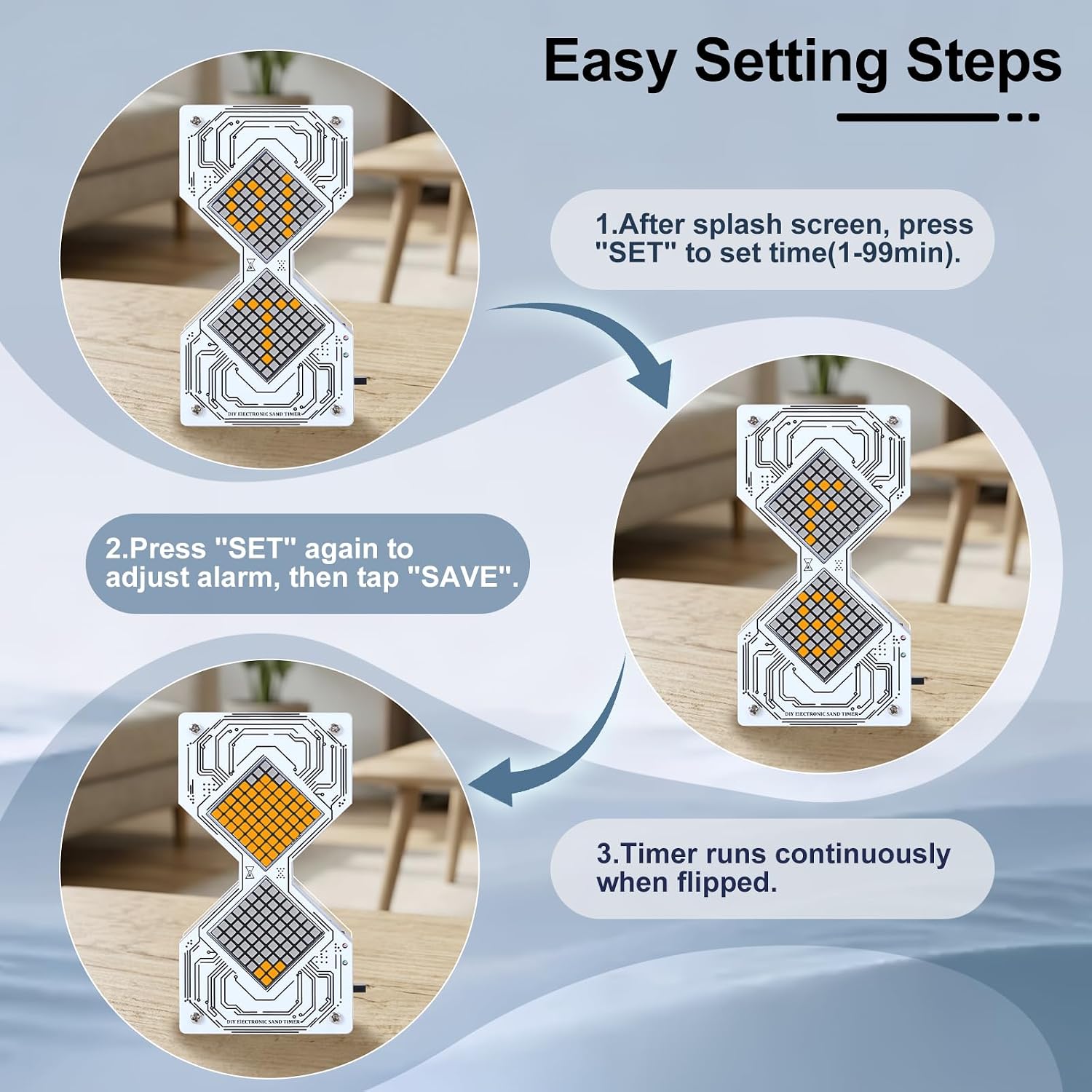 DIY Electronic Hourglass Solde - Diy Electronics Projects For Adults 评论和价格