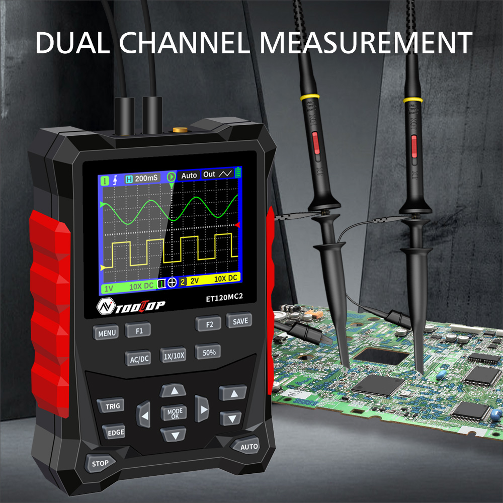 2024 Newest TOOLTOP ET120MC2 D - Oscilloscope Dso Mini 评论和价格