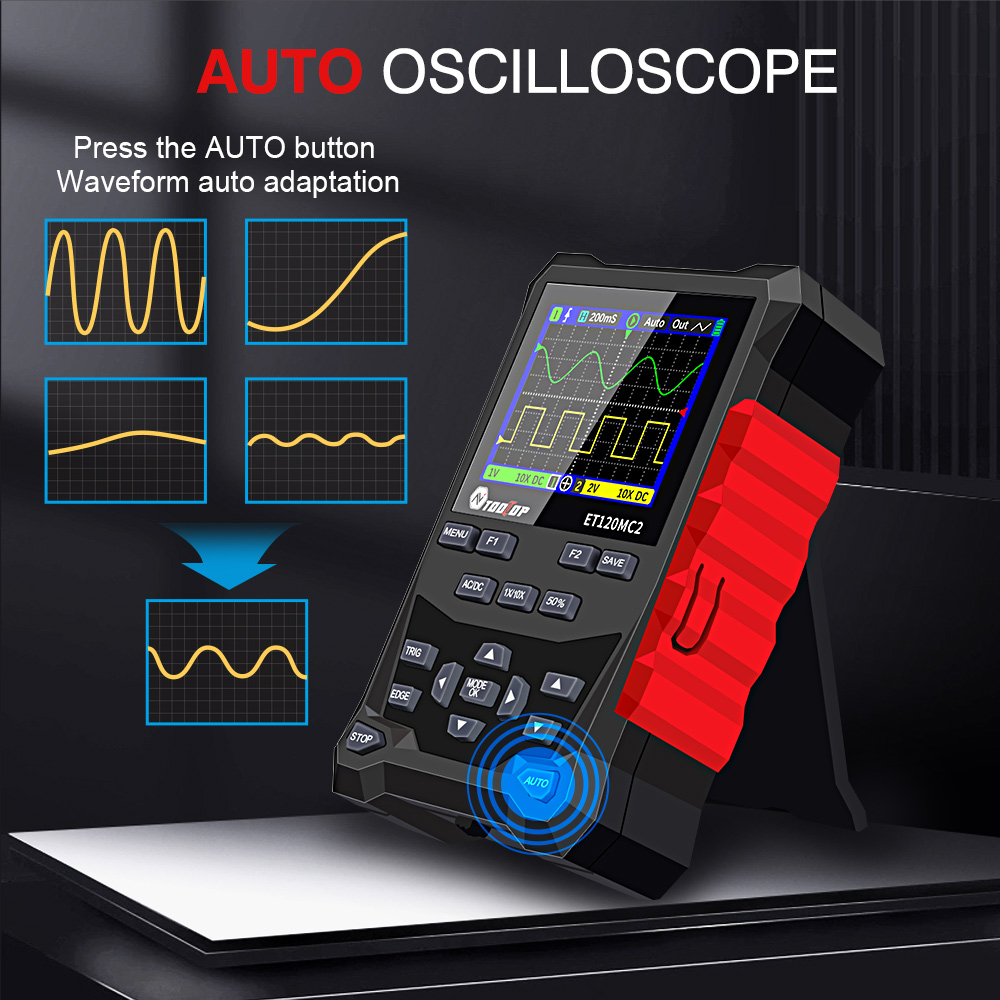2024 Newest TOOLTOP ET120MC2 D - Oscilloscope Dso Mini 评论和价格