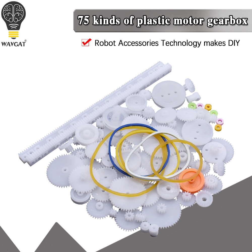 WAVGAT 75PCS/lot Plastic Gear, - Diy Electronics Rack 评论和价格