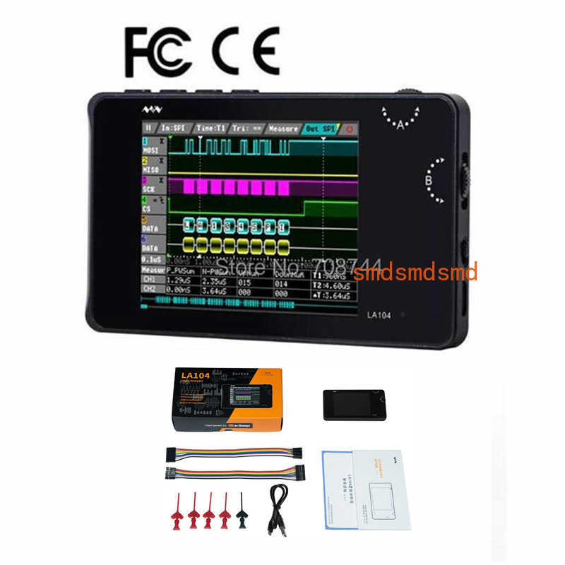 LA104 Mini DSO Digital Logic A - Oscilloscope Dso Mini 评论和价格