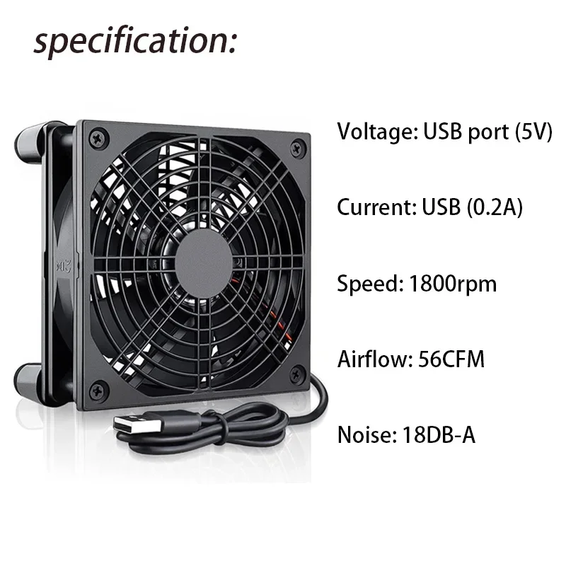 Router Cooling Fan High Airflo - Diy Electronics Box 评论和价格