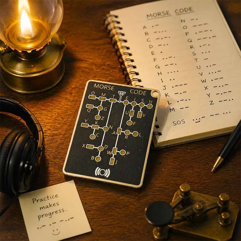LED Morse Code Trainer Card,PC - Diy Electronics Projects For Adults 评论和价格