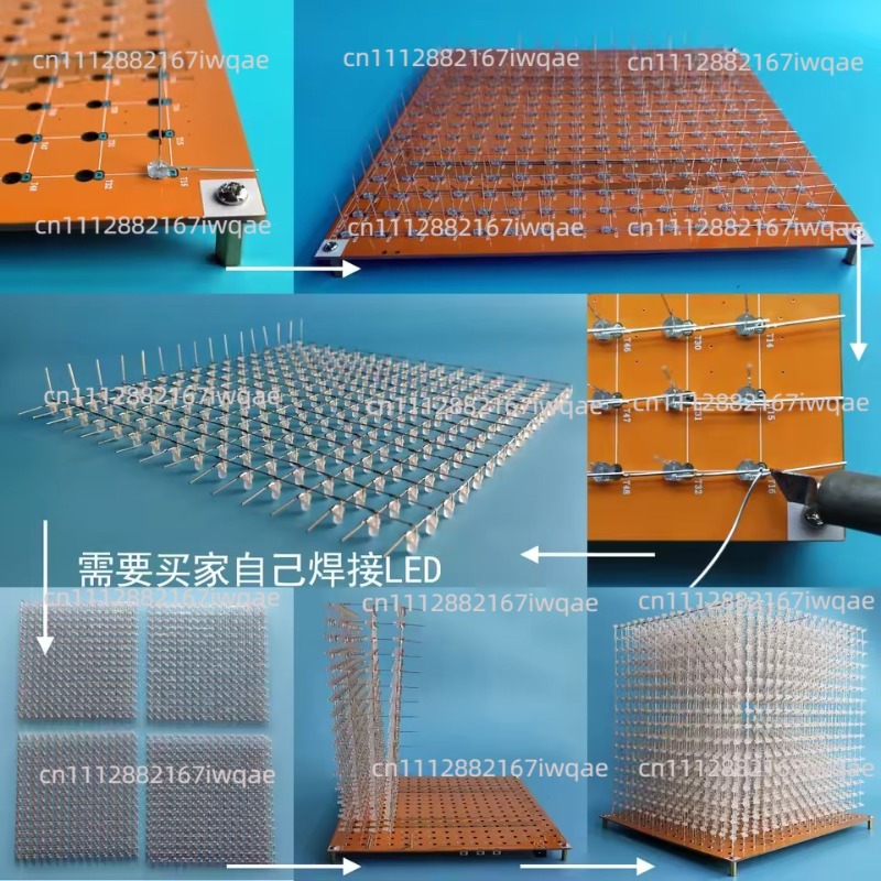 3D16MINI Light Cube Kit 16X16X - Diy Electronics Parts 评论和价格