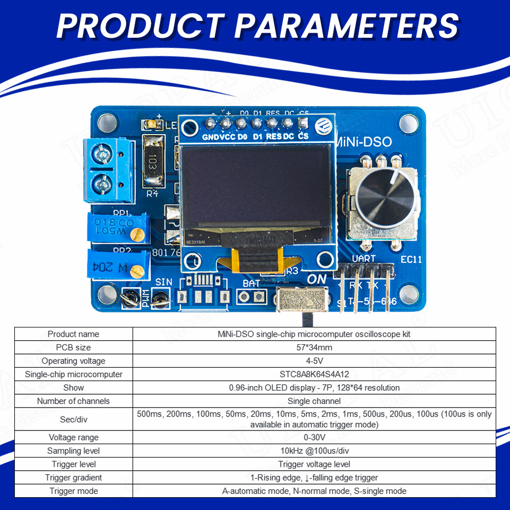 DIY Mini Digital Oscilloscope  - Oscilloscope Dso Mini 评论和价格
