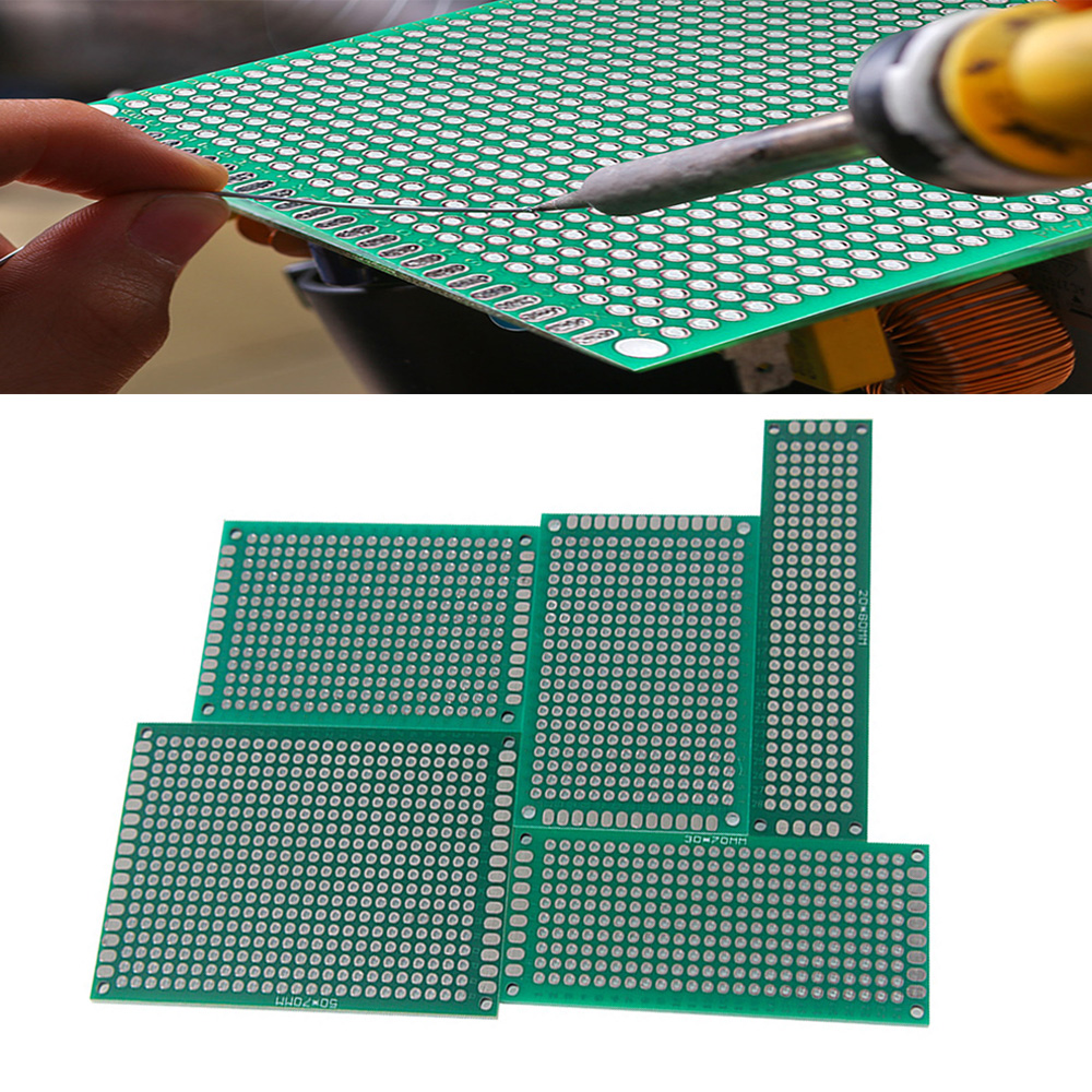 5PCS PCB Board Kit Single Side - Diy Electronics Breadboard 评论和价格
