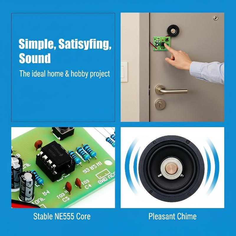 NE555 Doorbell DIY Soldering P - Diy Electronics Project Kit 评论和价格