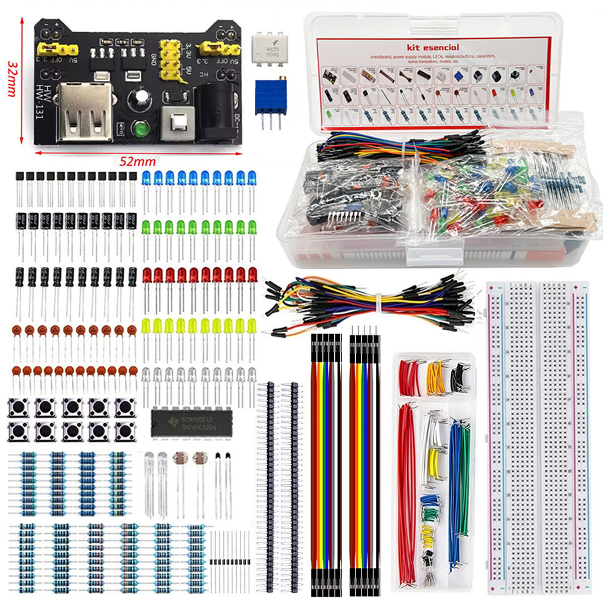 Breadboard 830 Point DIY Elect - Diy Electronics Breadboard 评论和价格