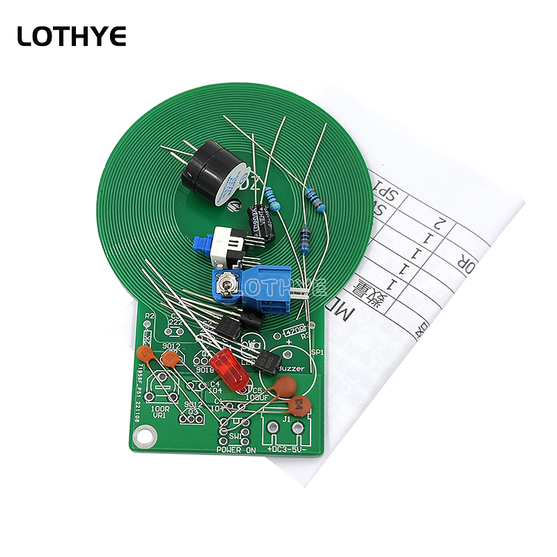 DC 3V-5V Metal Detector Kit DI - Diy Electronics Parts 评论和价格