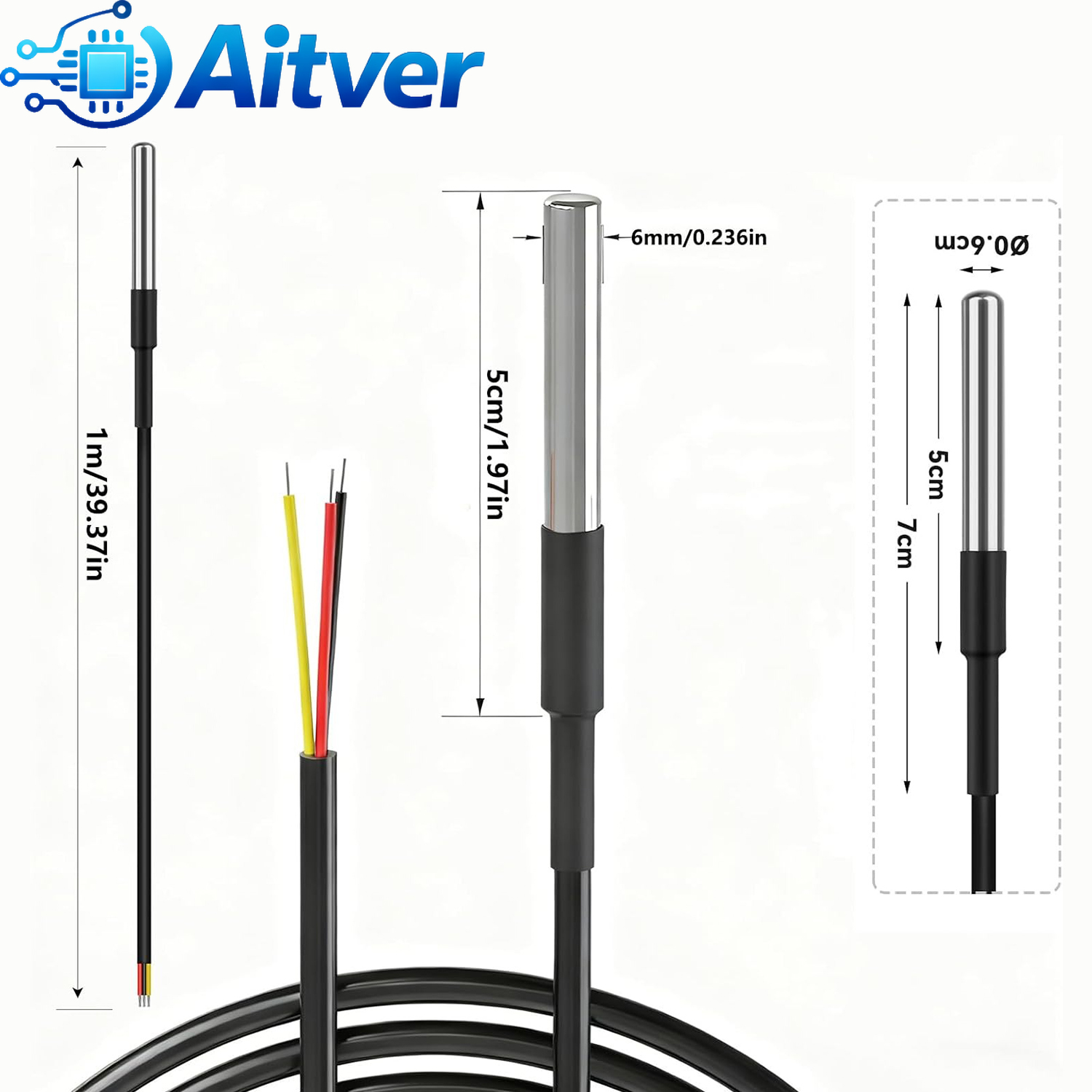 DS18B20 Waterproof Temperature - Ds18B20 Temperature Sensor 评论和价格