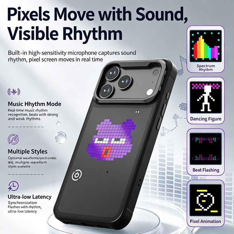 DIY LED Pixel Phone Case Anima - Diy Electronics Tpu 评论和价格