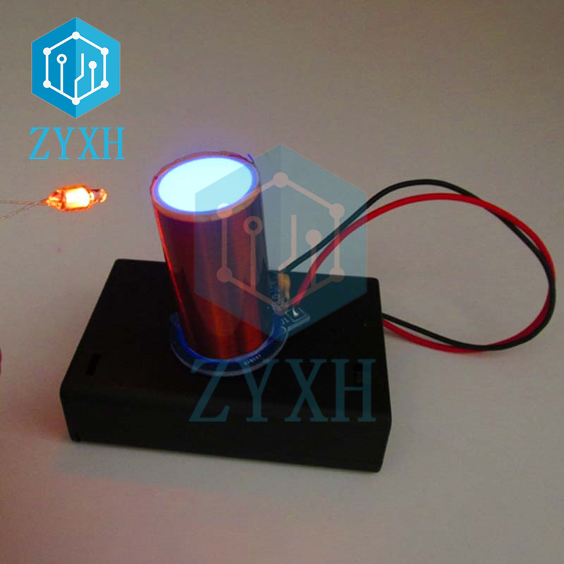 Mini Tesla Coil DIY Electronic - Diy Electronics Box 评论和价格