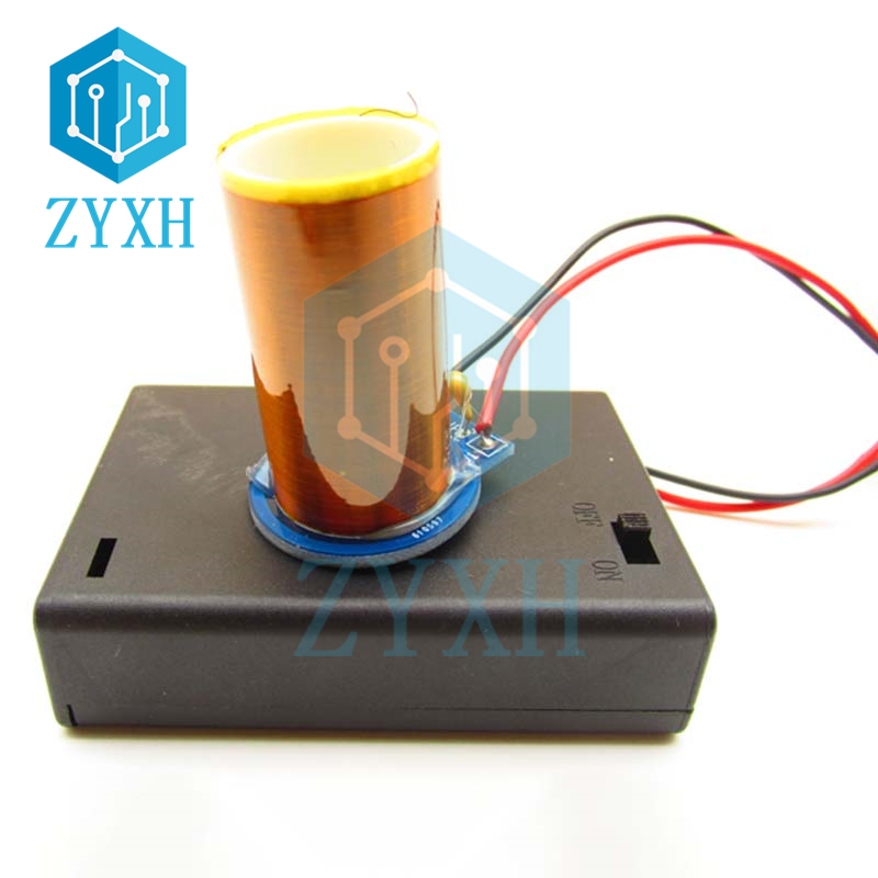 Mini Tesla Coil DIY Electronic - Diy Electronics Box 评论和价格