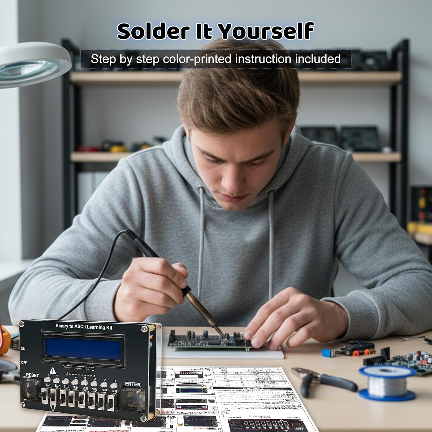 DIY Binary ASCII Code Transmit - Diy Electronics Projects For Adults 评论和价格